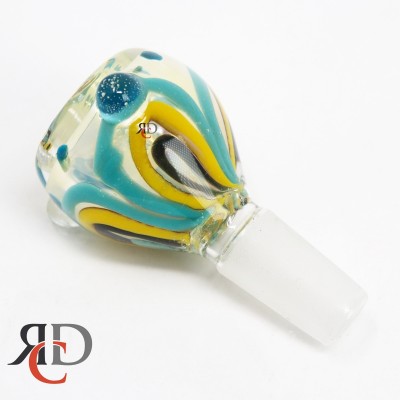 GLASS BOWL MIX COLOR BMD138-14MM 1CT